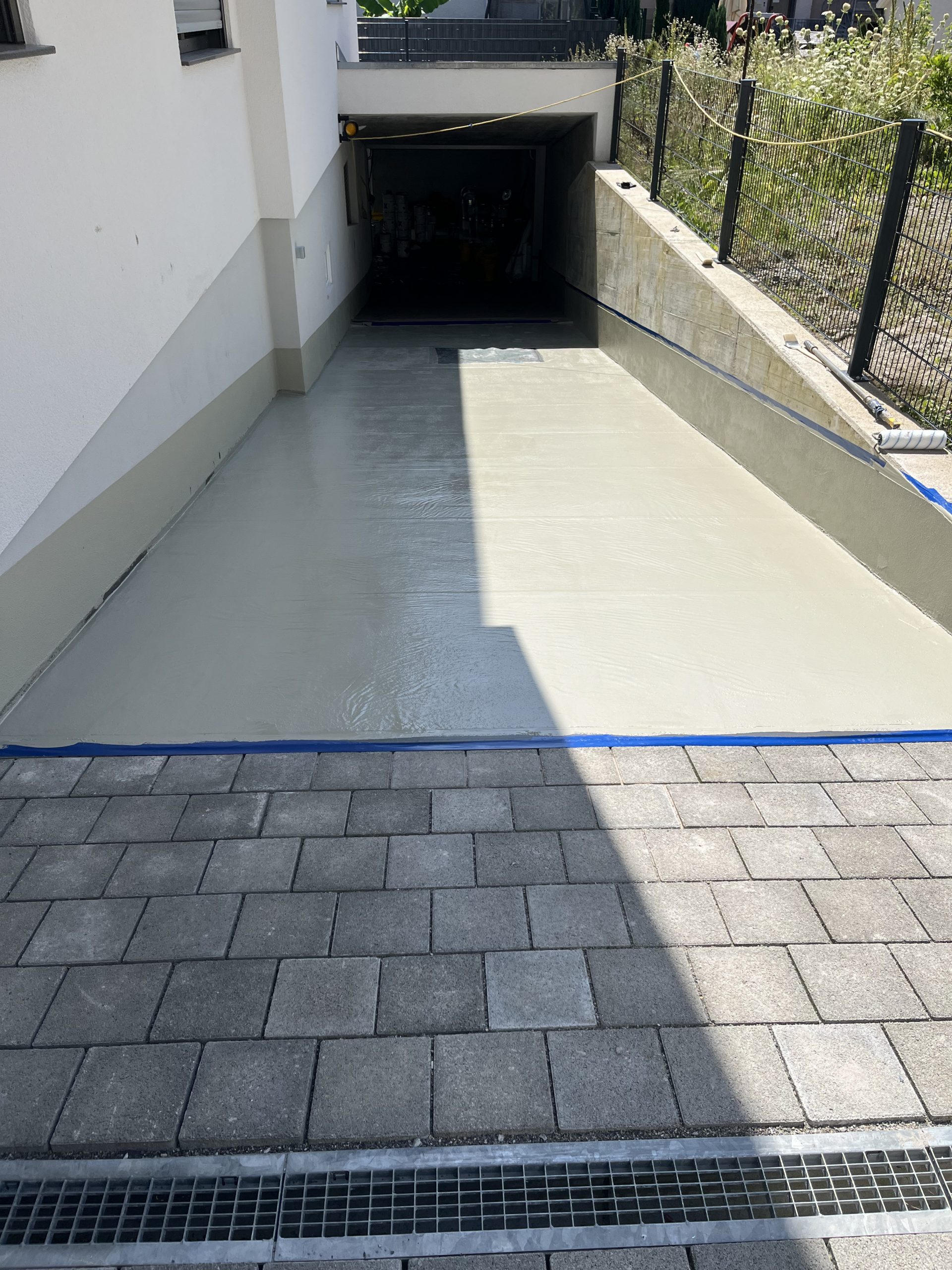 Tiefgaragenrampe
